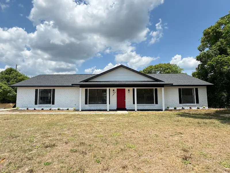 Ranch home exterior by JM Home Industries