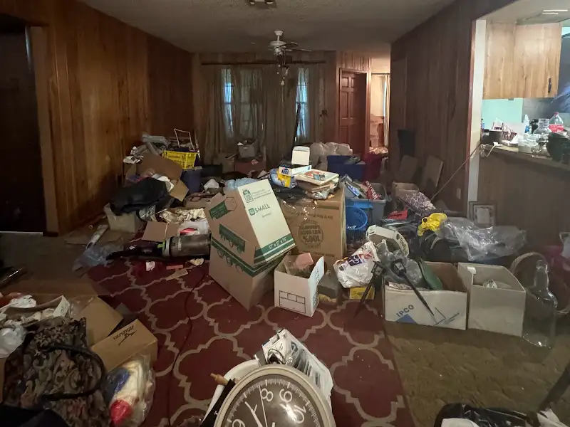 Junk removal and cleanout job before by JM Home Industries