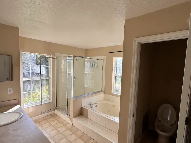 Bathroom before renovation alternate angle by JM Home Industries
